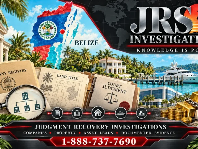 Belize Judgment Recovery Investigations: 7 Services