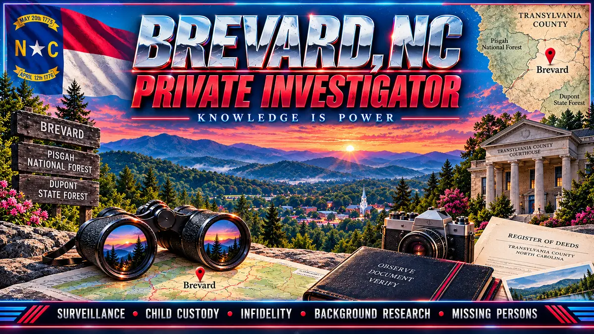 JRS Investigations private investigator services in Brevard, North Carolina