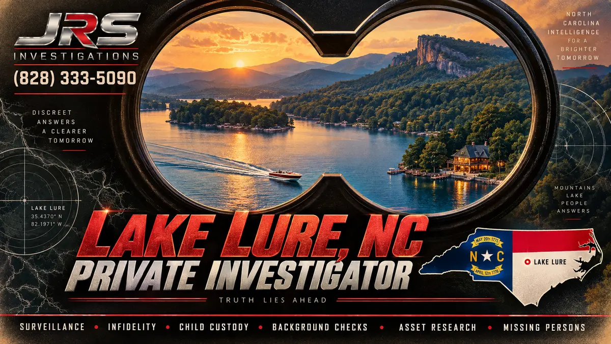 Lake Lure NC private investigator hiring guide from JRS Investigations