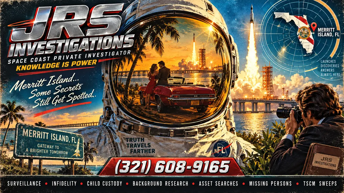 JRS Investigations private investigator surveillance in Merritt Island, Florida