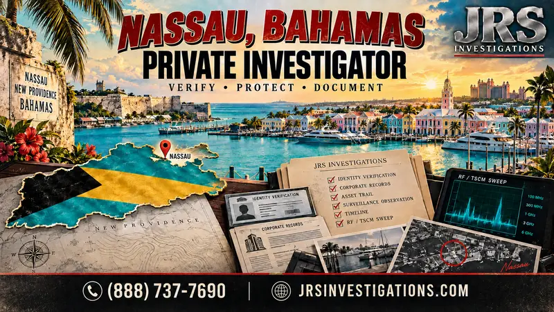 JRS Investigations private investigator services in Nassau, Bahamas