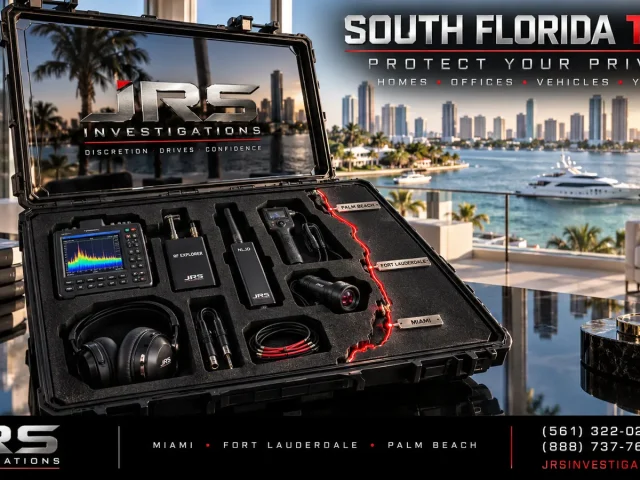 South Florida TSCM Bug Sweeps: Homes, Offices, Vehicles and Vessels