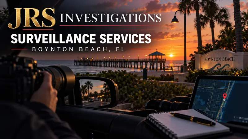 Professional surveillance services in Boynton Beach Florida by JRS Investigations
