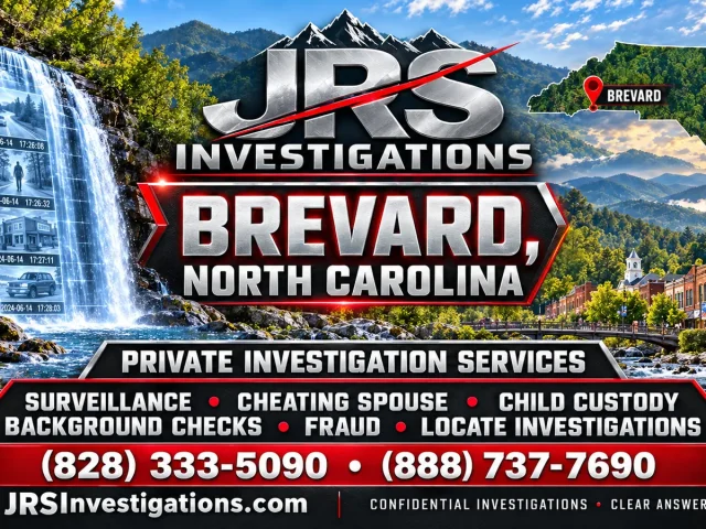 Brevard NC Private Investigation Services: What JRS Can Document