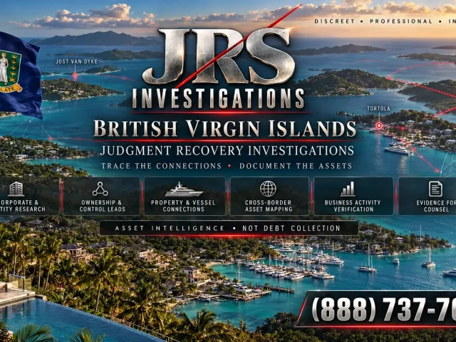 British Virgin Islands Judgment Recovery Investigator | JRS