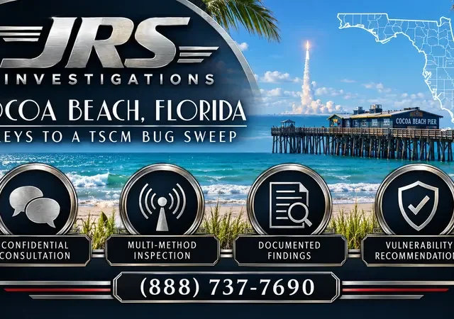 Cocoa Beach TSCM Bug Sweeps: 4 Things to Expect