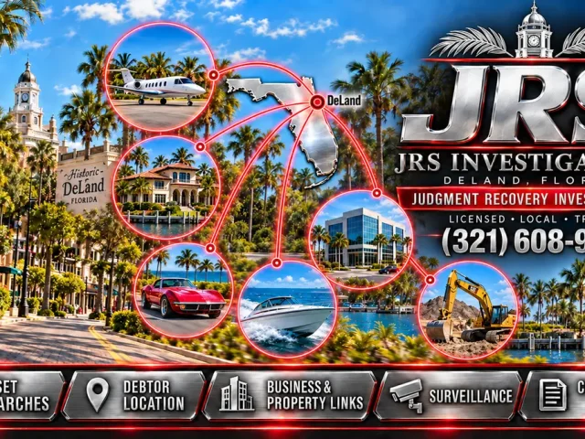 DeLand Judgment Recovery Investigator: 5 Reasons