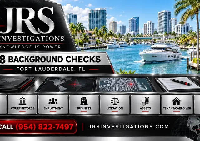 8 Background Checks in Fort Lauderdale: What JRS Can Verify