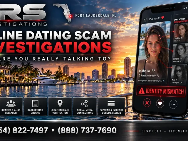 Fort Lauderdale Online Dating Scam Investigator | JRS