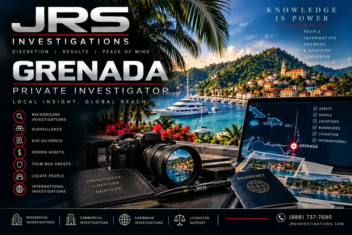 Grenada private investigator services by JRS Investigations