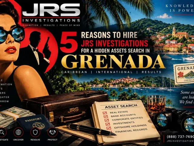 Hidden Assets Search in Grenada By Licensed JRS Investigations