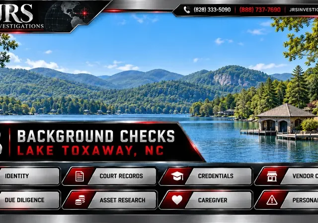 8 Background Checks in Lake Toxaway, NC: What JRS Can Verify