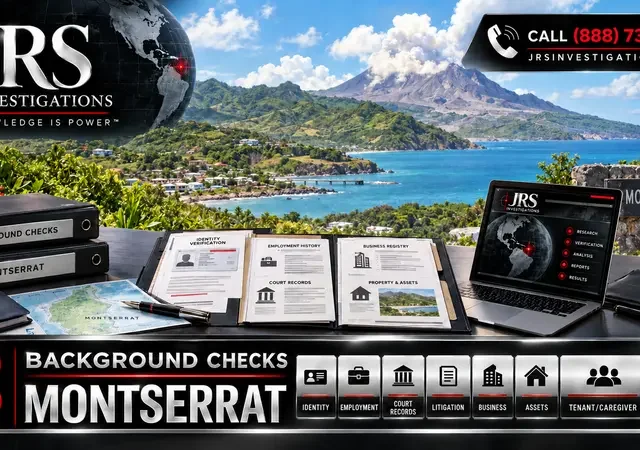 8 Background Checks in Montserrat: What JRS Can Verify