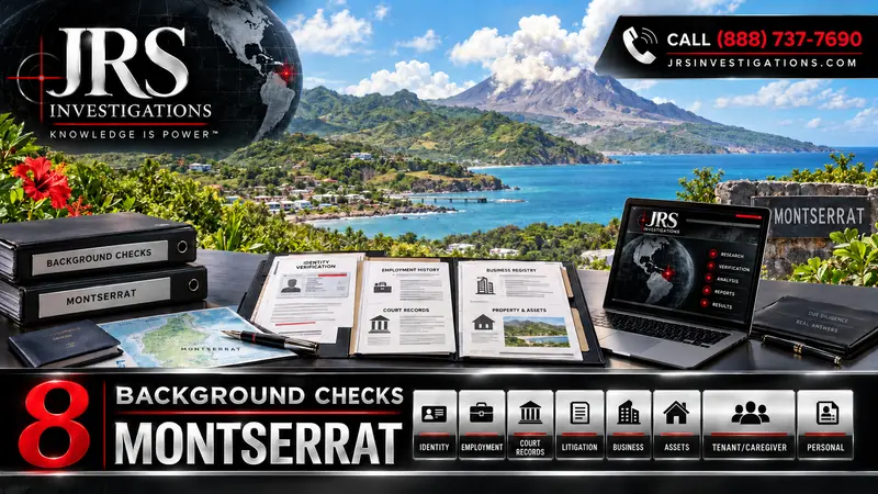 JRS Investigations featured image for eight background checks in Montserrat