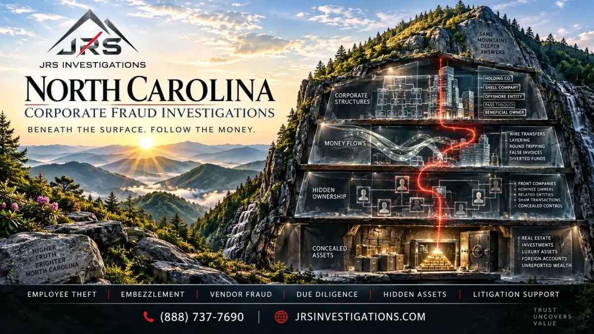 JRS Investigations North Carolina corporate fraud investigation services