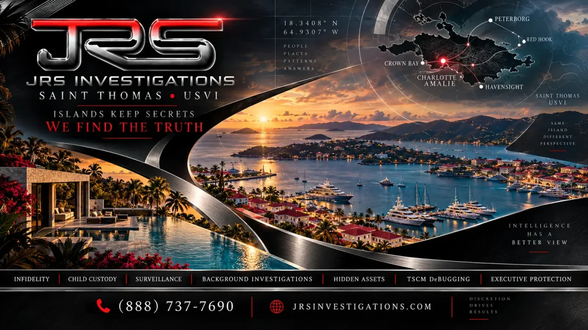JRS Investigations Saint Thomas private investigator services in the U.S. Virgin Islands