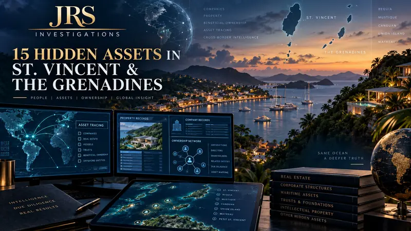 Hidden asset research in St. Vincent and the Grenadines by JRS Investigations