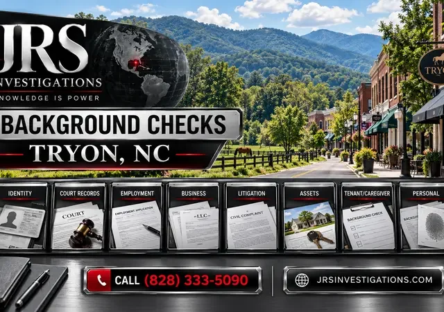 8 Background Checks in Tryon, NC: What JRS Can Verify