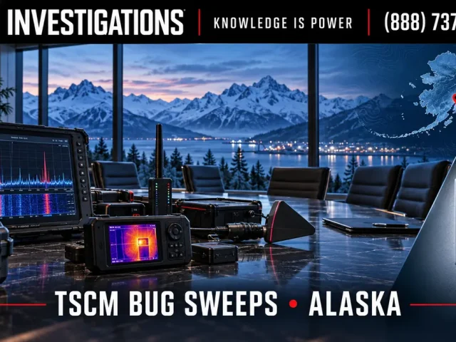 TSCM Bug Sweeps in Alaska? Look out for these 6 warning signs: