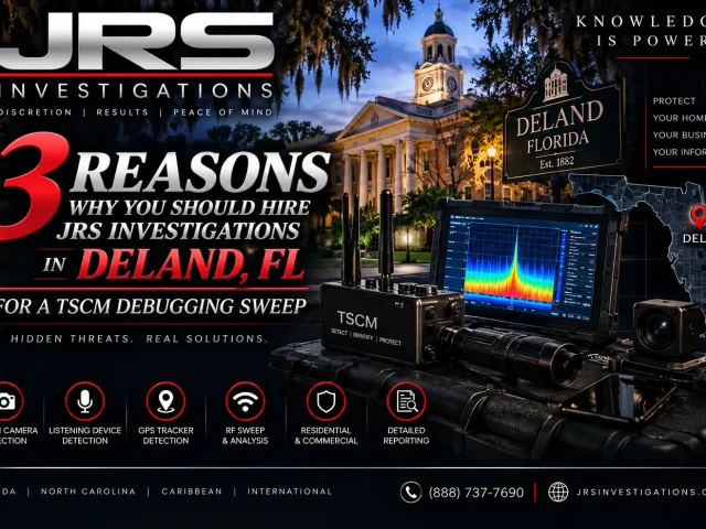 TSCM Bug Detections Sweep DeLand Florida