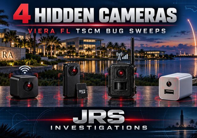 4 Hidden Cameras a Viera TSCM Bug Sweep May Find