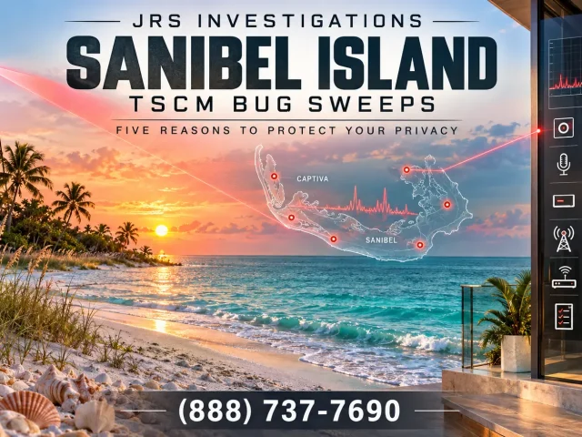 Sanibel Island TSCM Bug Sweeps: 5 Reasons to Act
