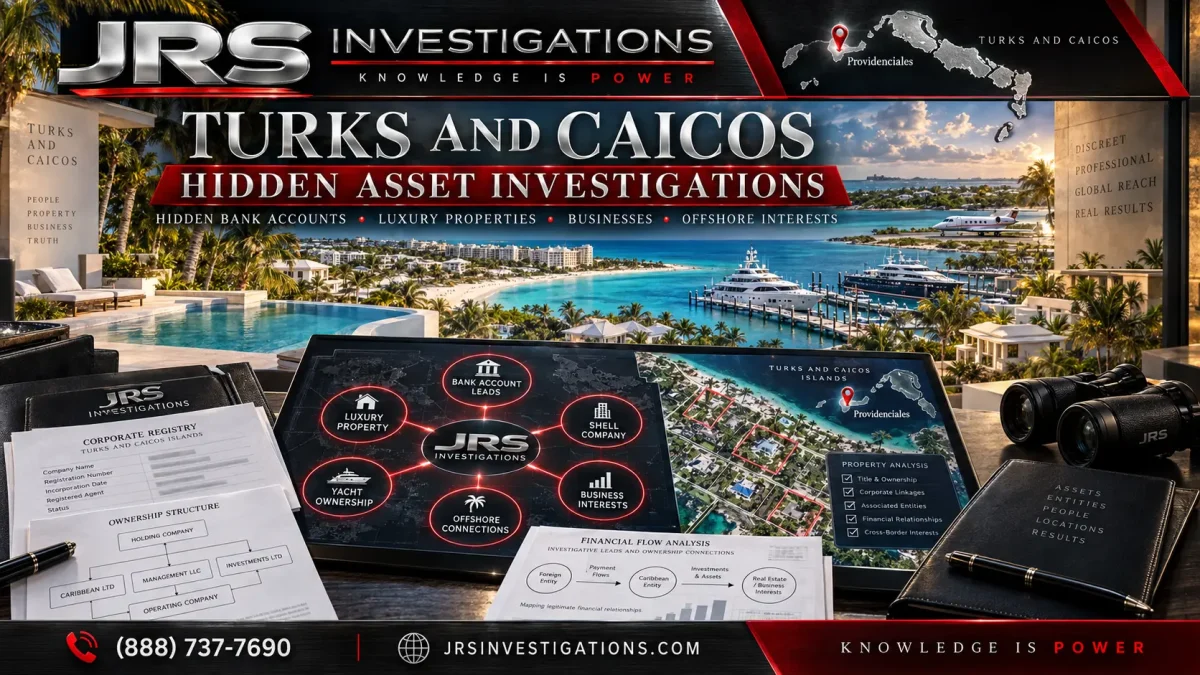 Turks and Caicos hidden asset investigations for bank accounts, luxury property, businesses and offshore interests