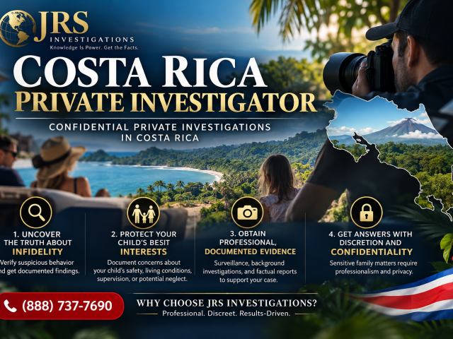 Infidelity or Child Custody in Costa Rica? 4 Reasons to Hire a Private Investigator