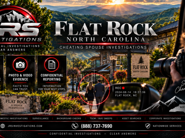 Cheating Spouse Investigator Flat Rock NC | JRS Investigations