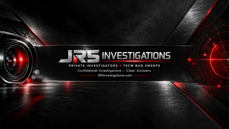 JRS Investigations branded video header