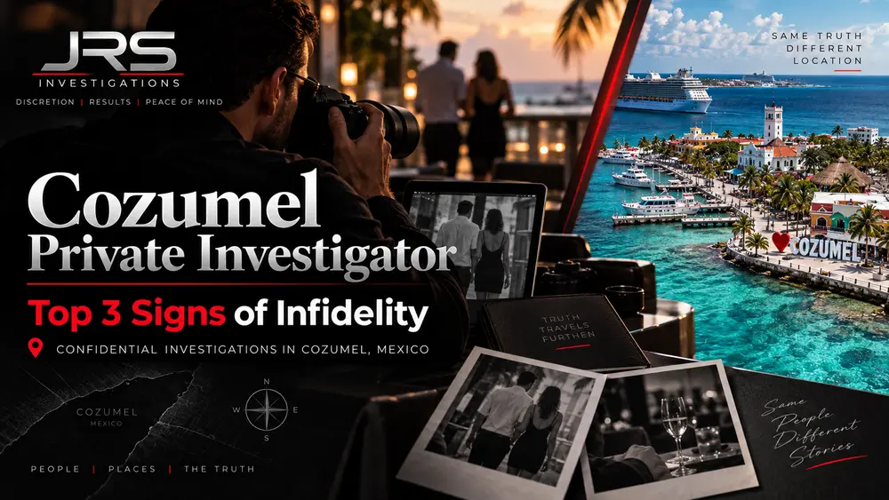 Cozumel private investigator — top three signs of infidelity