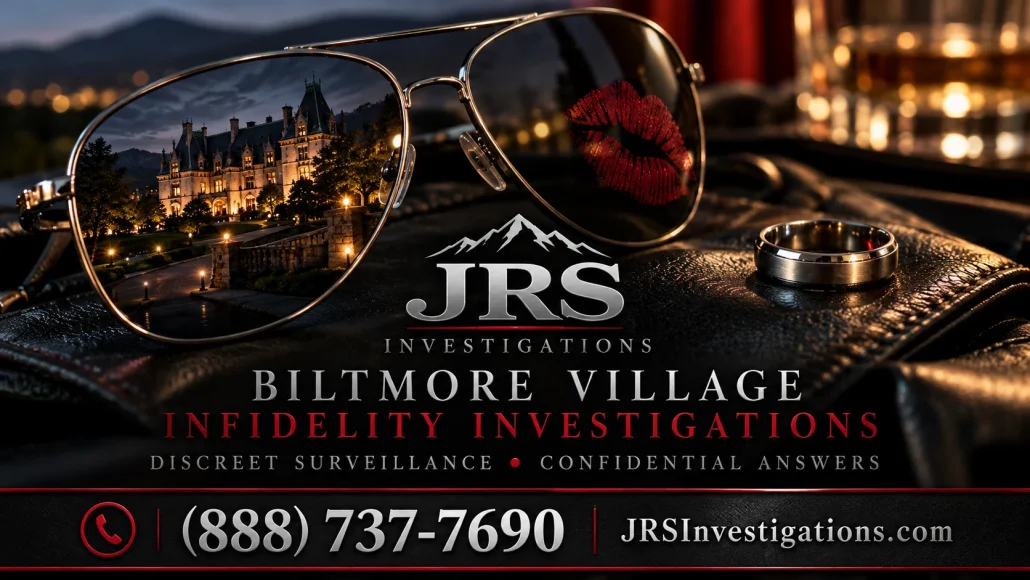 Silver aviator sunglasses for discreet Biltmore Village infidelity investigations by JRS Investigations