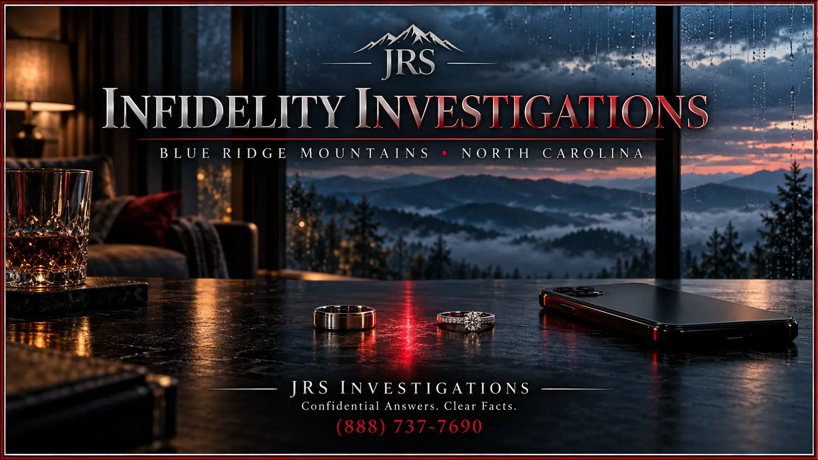 Blue Ridge Mountains infidelity investigations by JRS Investigations