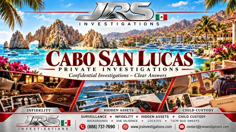 JRS Cabo San Lucas private investigations: infidelity, hidden assets and child custody